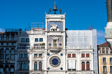 Clock Tower in Venice Italy