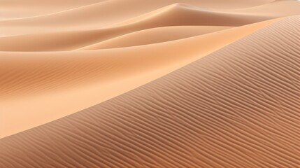 Fototapeta na wymiar ripples in the sand dunes. Generative AI