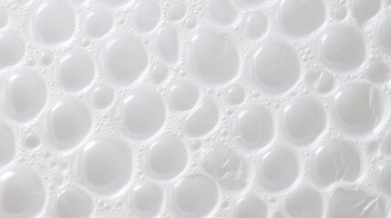 white bubbles background. Generative AI
