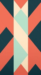 abstract geometric background with triangles. Generative AI