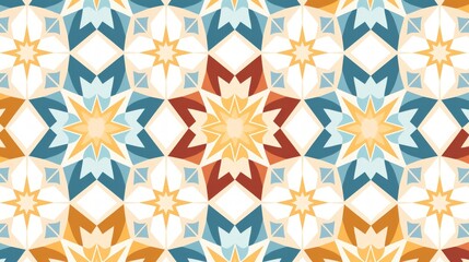 seamless background with flowers. Generative AI