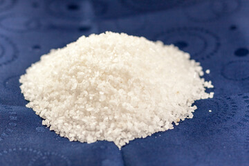 Pile of white salt