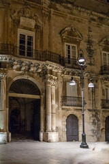 Streetlight at night