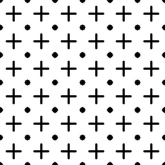 Seamless surface pattern design with quatrefoil figures. Oriental traditional ornament with repeated rounded shapes. Window tracery wallpaper. Grid motif. Digital paper abstract. Vector illustration.