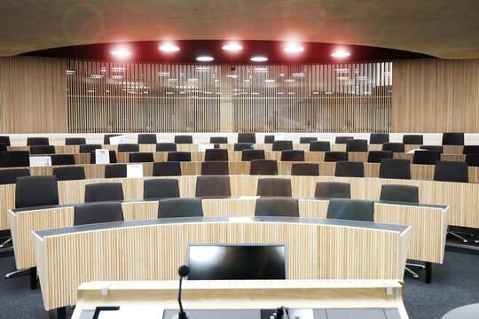 Lecture hall at Blavatnik School of Government