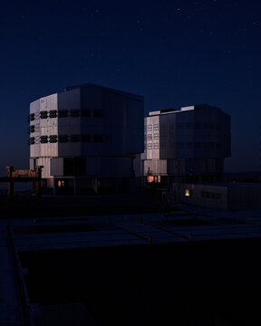Telescopes at Paranal Observatory in Chile