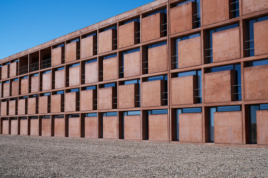 Facade of ESO Hotel at Paranal Observatory