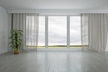 Fototapeta premium Modern interior design. 3D illustration