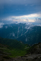 Fototapeta premium clouds over the mountains
