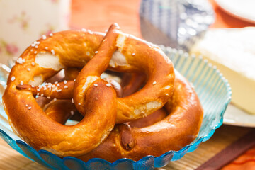 Salted Bavarian Pretzels