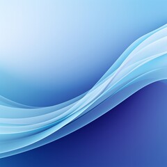 abstract blue wave with twisted ribbon curve background