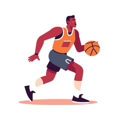 Vector Illustration of a character isolated on solid white color background