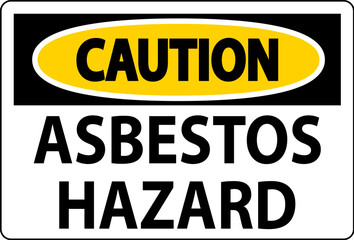Asbestos Caution Signs Asbestos Hazard Area Authorized Personnel Only