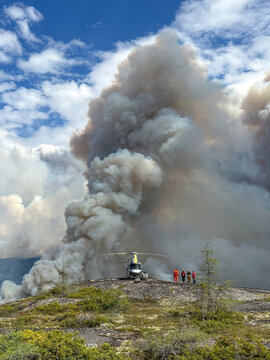 Watching fires in Nothern Quebec