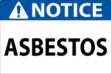 Asbestos Notice Signs Asbestos Hazard Area Authorized Personnel Only