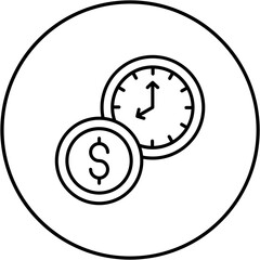 Time Is Money Icon