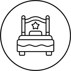 Single Bed Icon