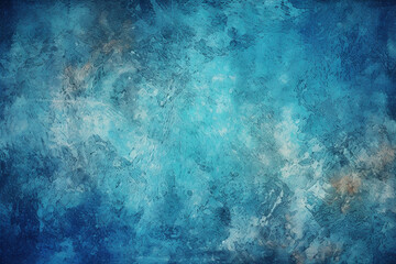 Fototapeta na wymiar Texture of a blue wall, grunge, ruined, broke