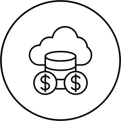 Cloud Money Icon