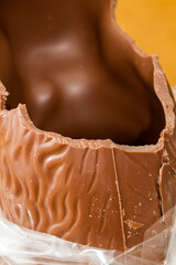 Cracked chocolate