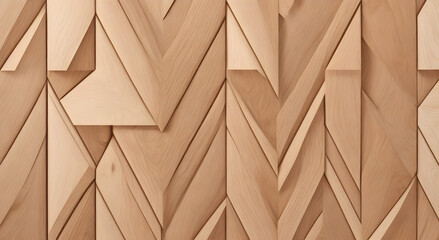 3d Wooden pattern Panel, With Wooden Background For Wall, 3d illustration. Abstract low poly background. Polygonal shapes background, geometric shape with wood texture.jpg