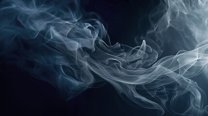 smoke on black background
