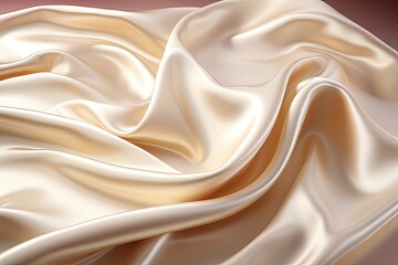 Smooth elegant golden silk can use as wedding background