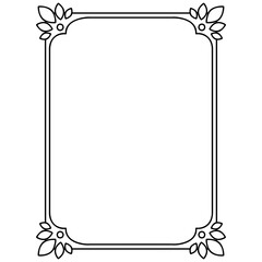 vintage frame invite