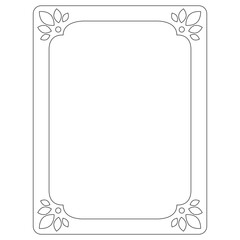 vintage frame invite