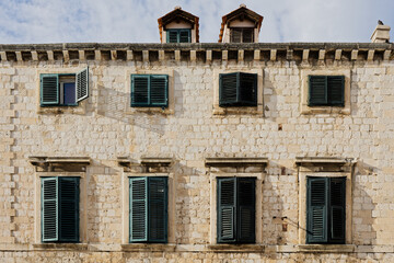 facade of an old house