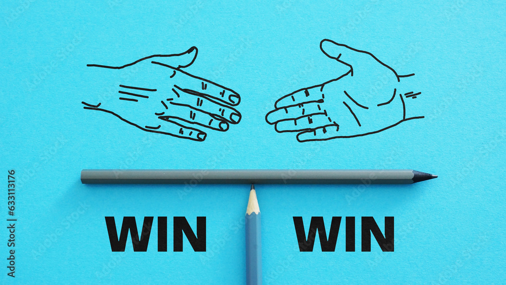 Poster Win win solution is shown using the text