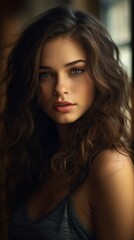 Fototapeta premium woman of elegant and impressive beauty