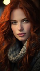 woman of elegant and impressive beauty