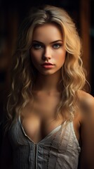 Fototapeta premium woman of elegant and impressive beauty