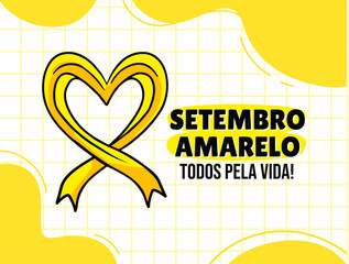 Frases de Setembro Amarelo - Imagens desenhos artes