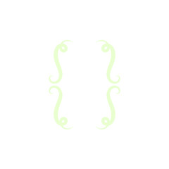 Brackets vector vintage curly typography icon