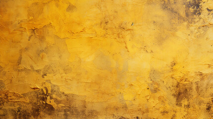 Obraz premium A banner pattern featuring a textured background resembling dark yellow or gold abstractly scratched concrete paper. 