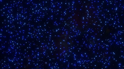 Obraz premium Background with stars in the night sky. 3D render illustration.