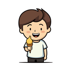 child eating ice cream