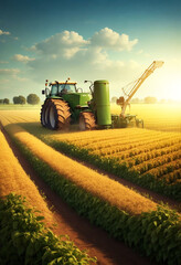 Fototapeta premium Industry Agriculture Concept Image.