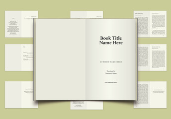 Fully Styled Pocket Book Layout Template