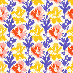 Fototapeta na wymiar seamless floral pattern seamless