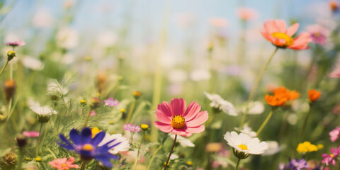 Fototapeta premium flowers in the field