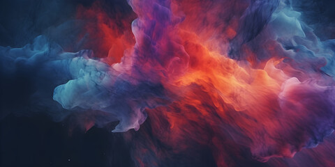 Abstract colored background. burning fire in the sky