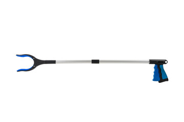 Grabber pick up tool isolated with cut out background.