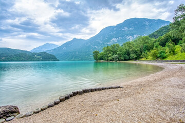 Lake Cavazzo without people, Italy