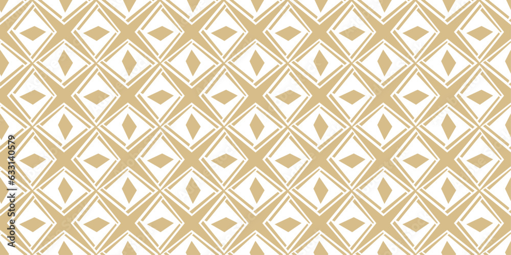 Poster Rhombuses on a dull pastel background. Pattern with simple rhombuses, simple pattern inside. Vector for textiles, pillows, clothing, background, packaging, notepads, cups, interior.
