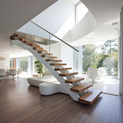 un bel escalier - IA Generative