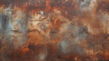 Rustic and weathered steel texture with corrosion and rust