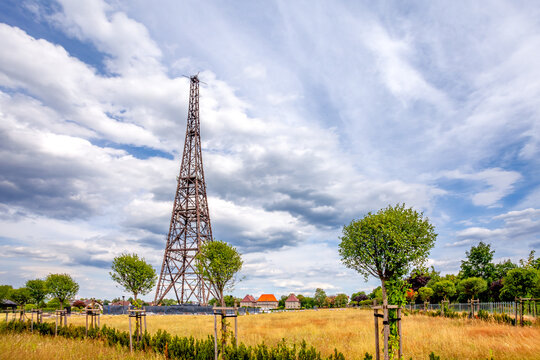 Sender Gleiwitz, Gliwice, H&ouml;chster Holzturm, Schlesien, Polen, 